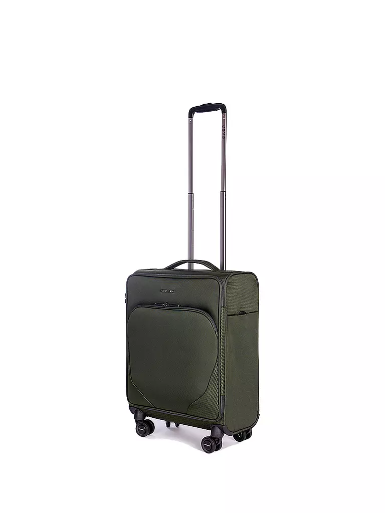 STRATIC | Trolley weich MIX 55cm darkgren | grün