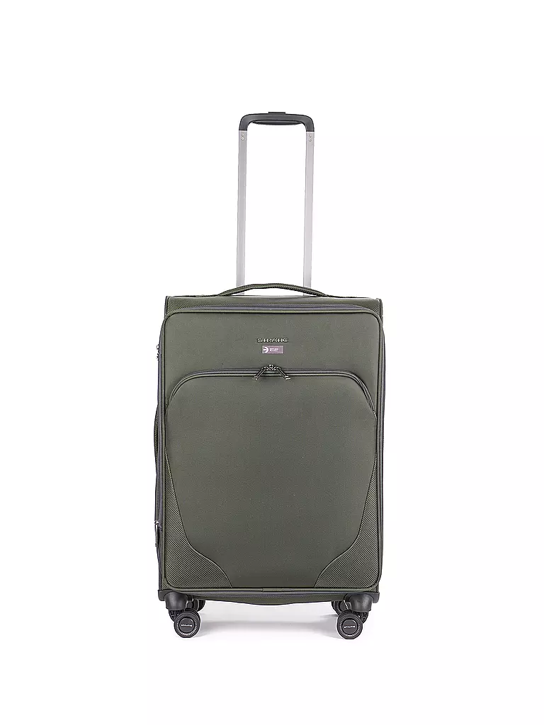 STRATIC | Trolley weich MIX 65cm darkgreen | grün