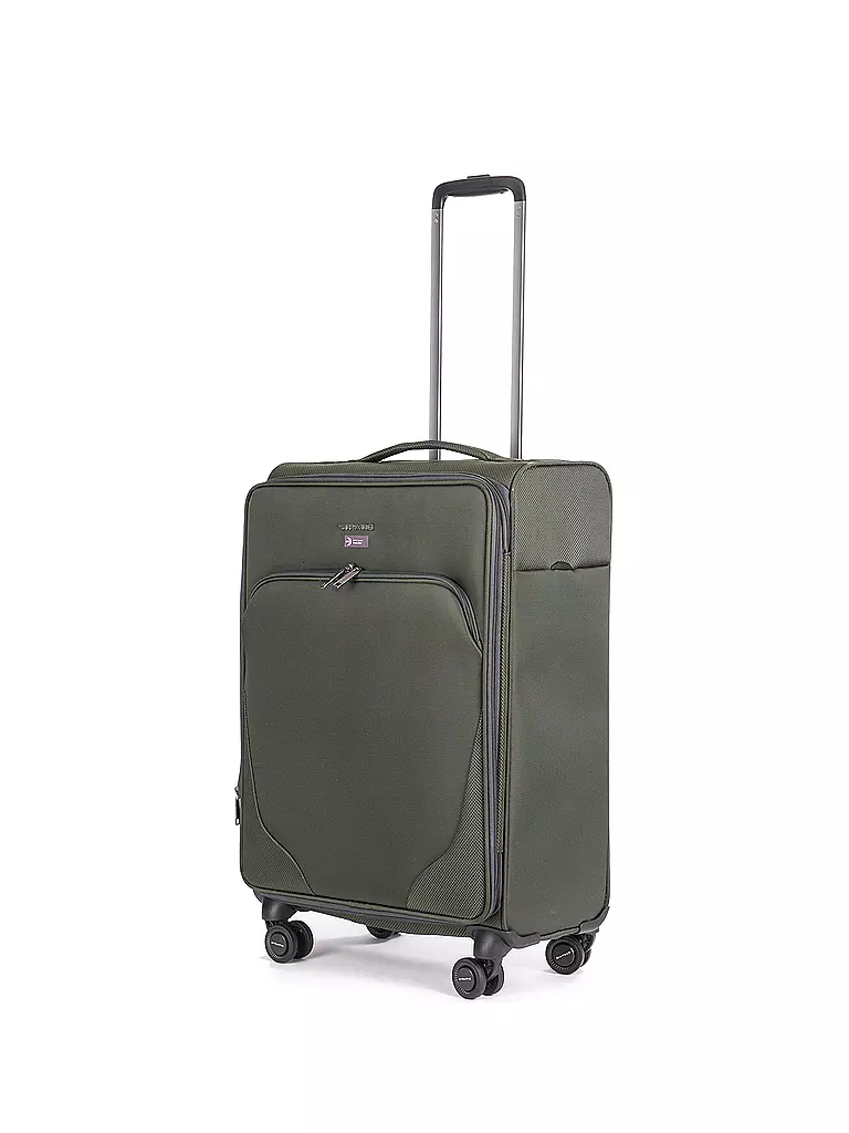 STRATIC | Trolley weich MIX 65cm darkgreen | grün