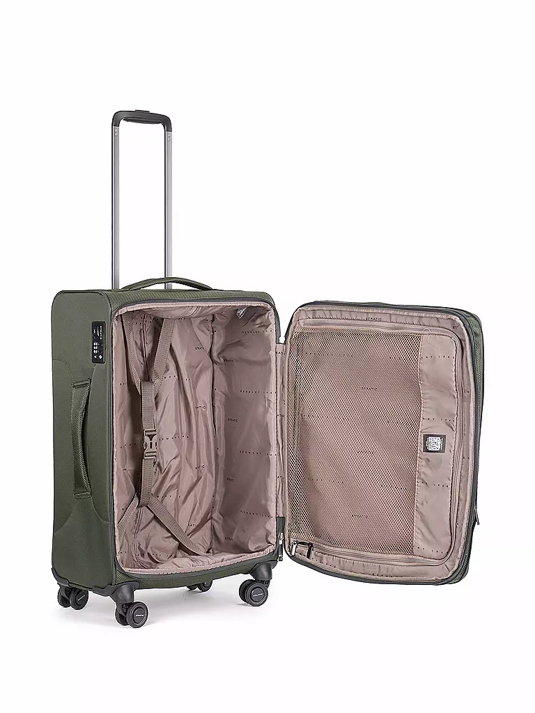 STRATIC | Trolley weich MIX 65cm darkgreen | olive