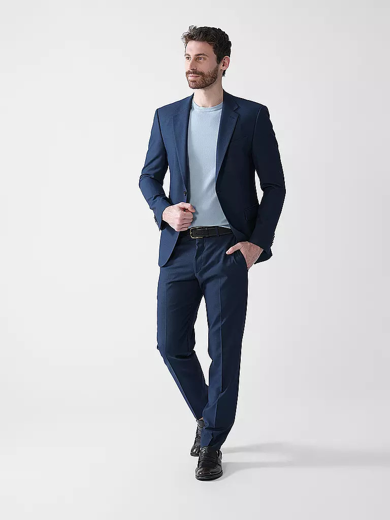 STRELLSON | Anzughose Slim Fit MELWIN | dunkelblau
