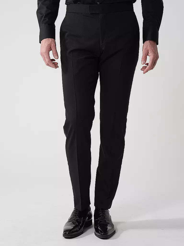 STRELLSON | Anzughose Slim Fit | schwarz