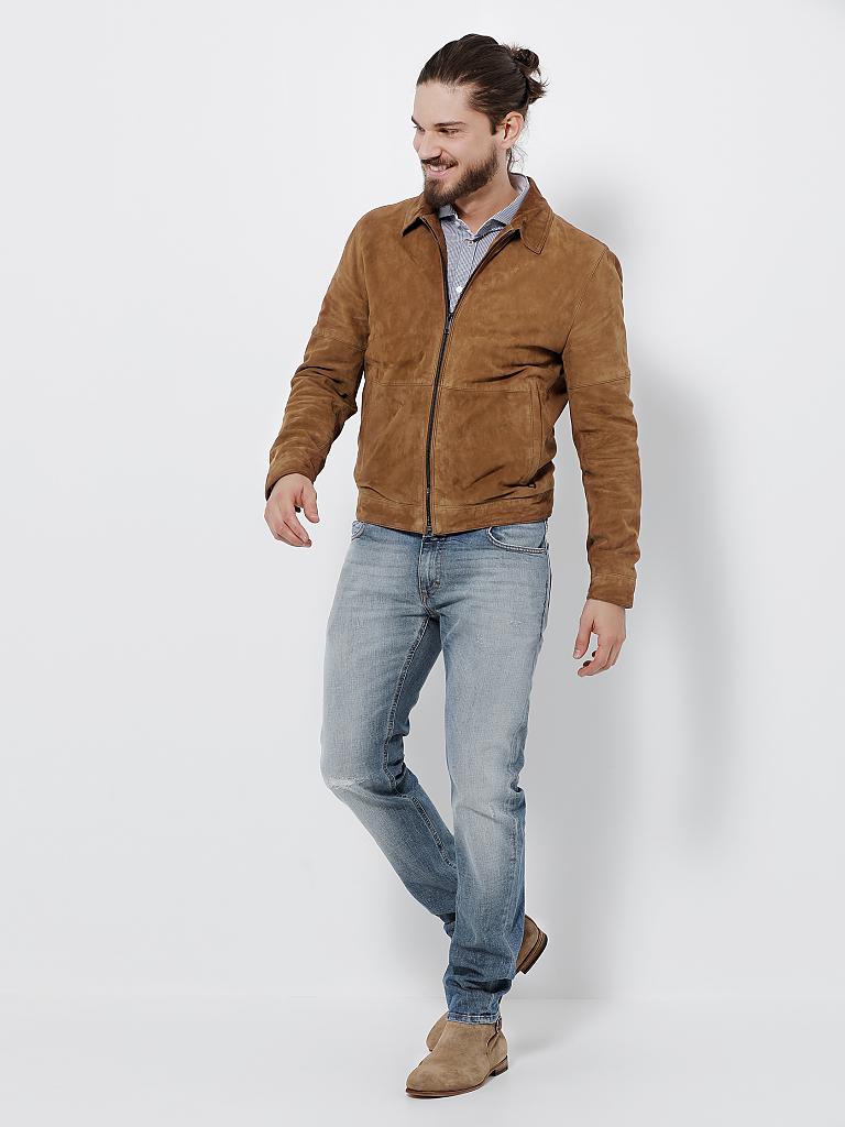 STRELLSON | Lederjacke "Cope" | braun