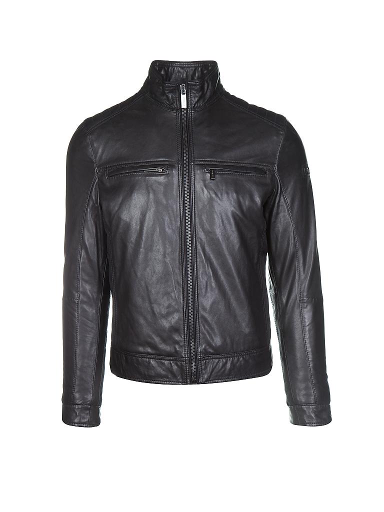 STRELLSON | Lederjacke | schwarz