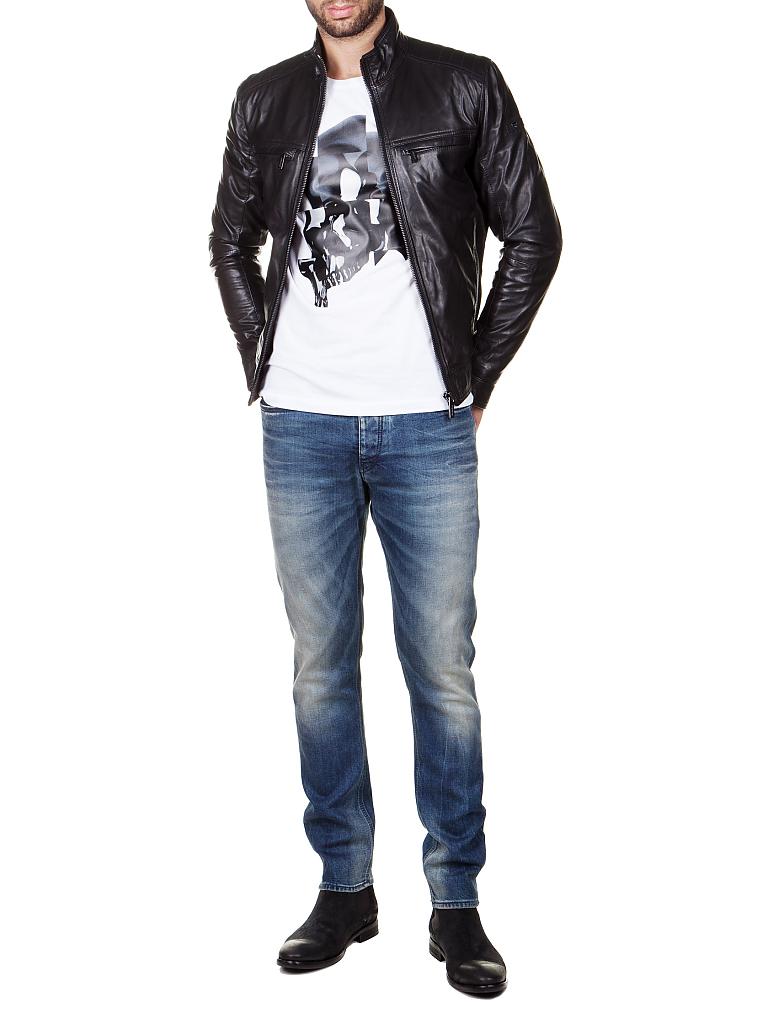 STRELLSON | Lederjacke | schwarz