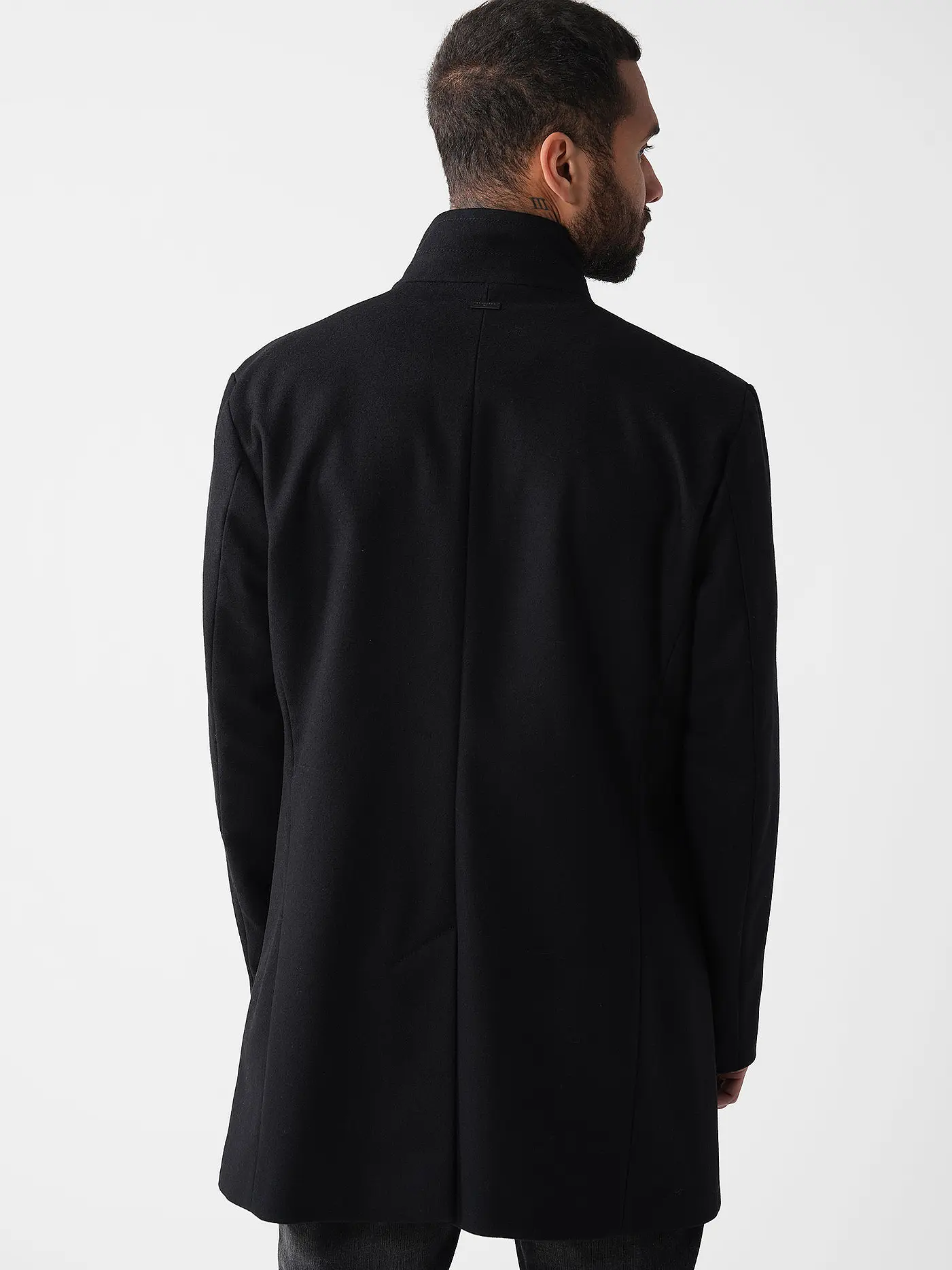 STRELLSON | Mantel Regular Fit FINCHLEY 2.0 | schwarz