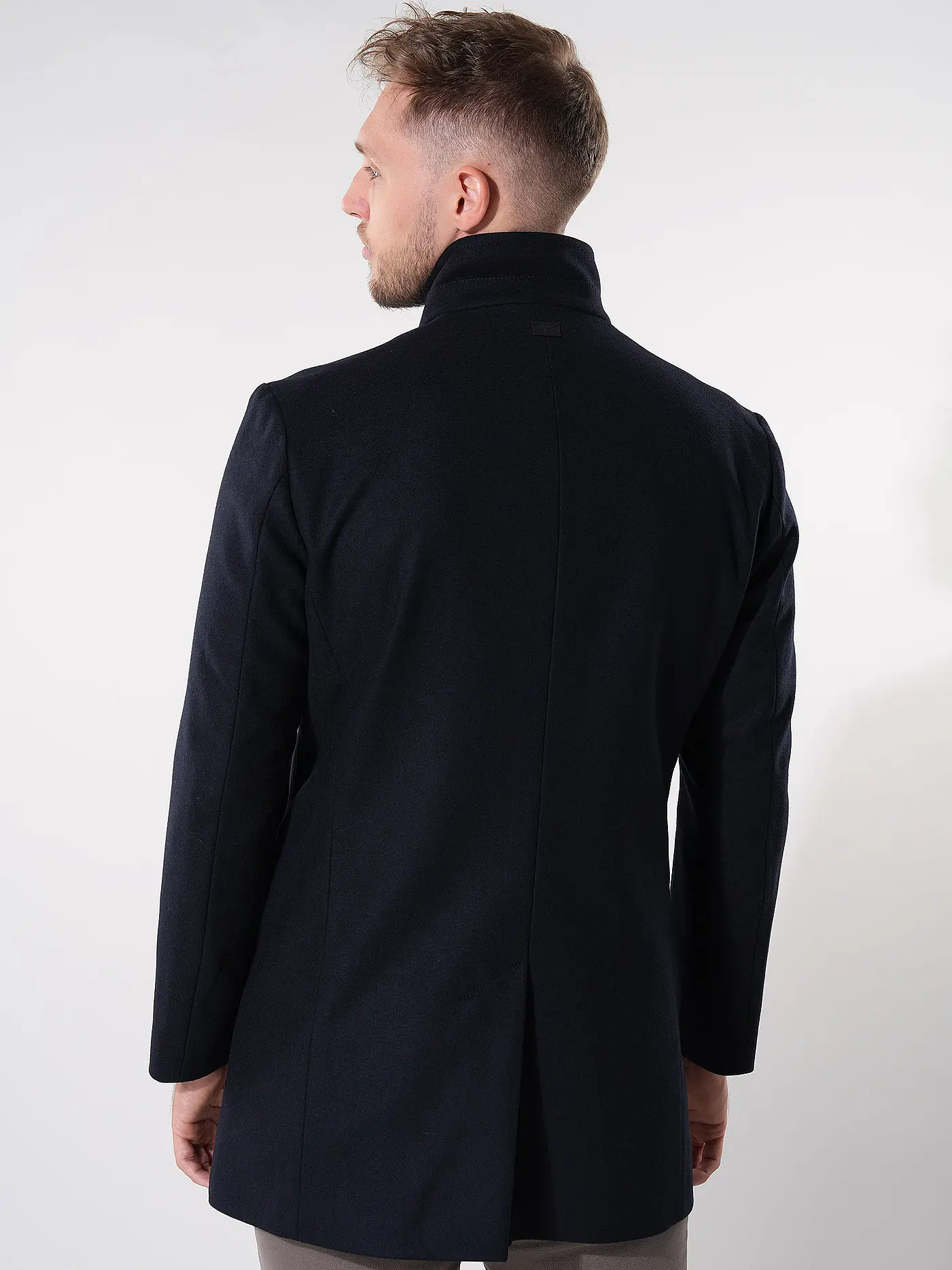 STRELLSON | Mantel Regular Fit FINCHLEY 2.0 | blau