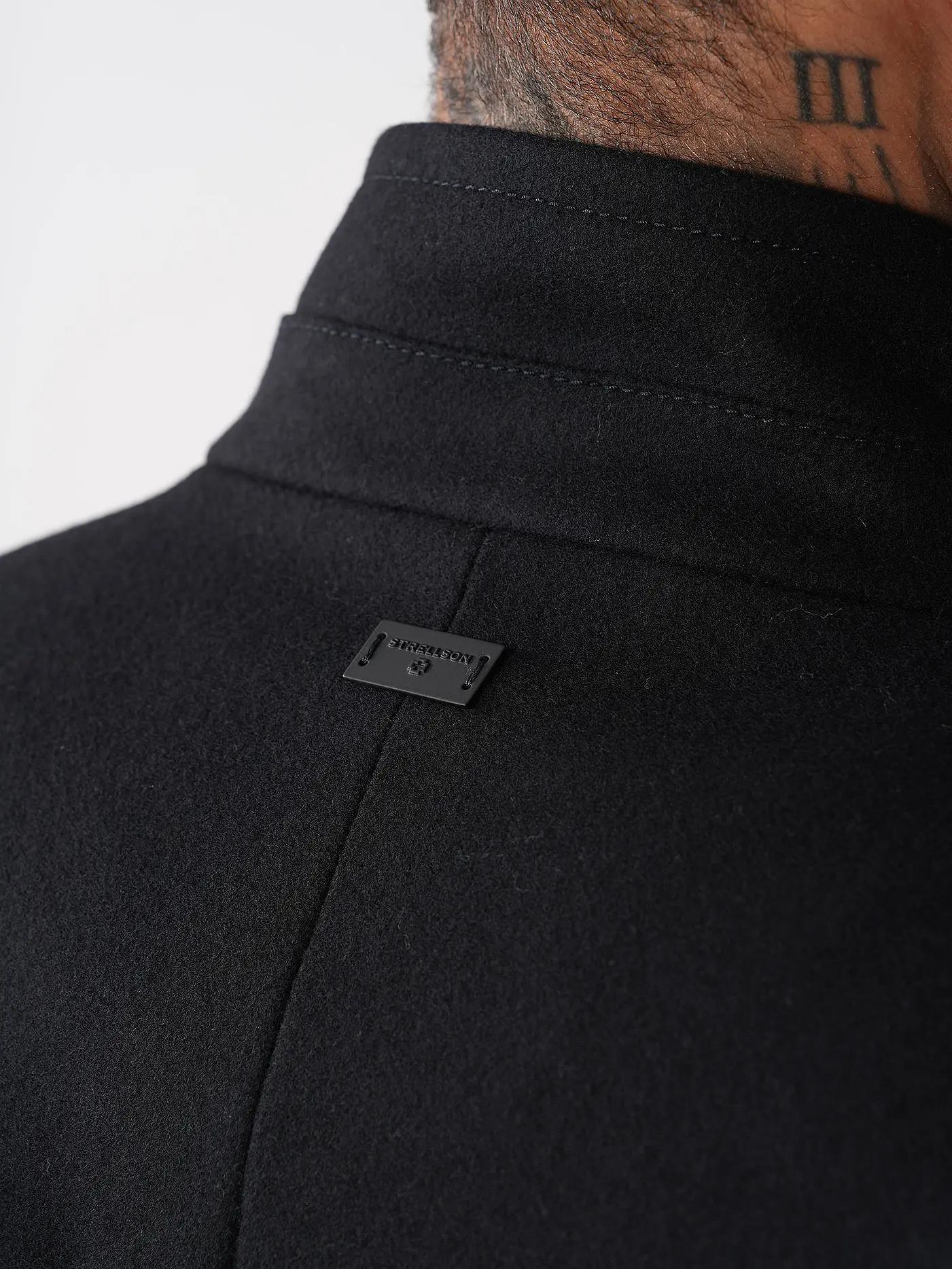 STRELLSON | Mantel Regular Fit FINCHLEY 2.0 | schwarz