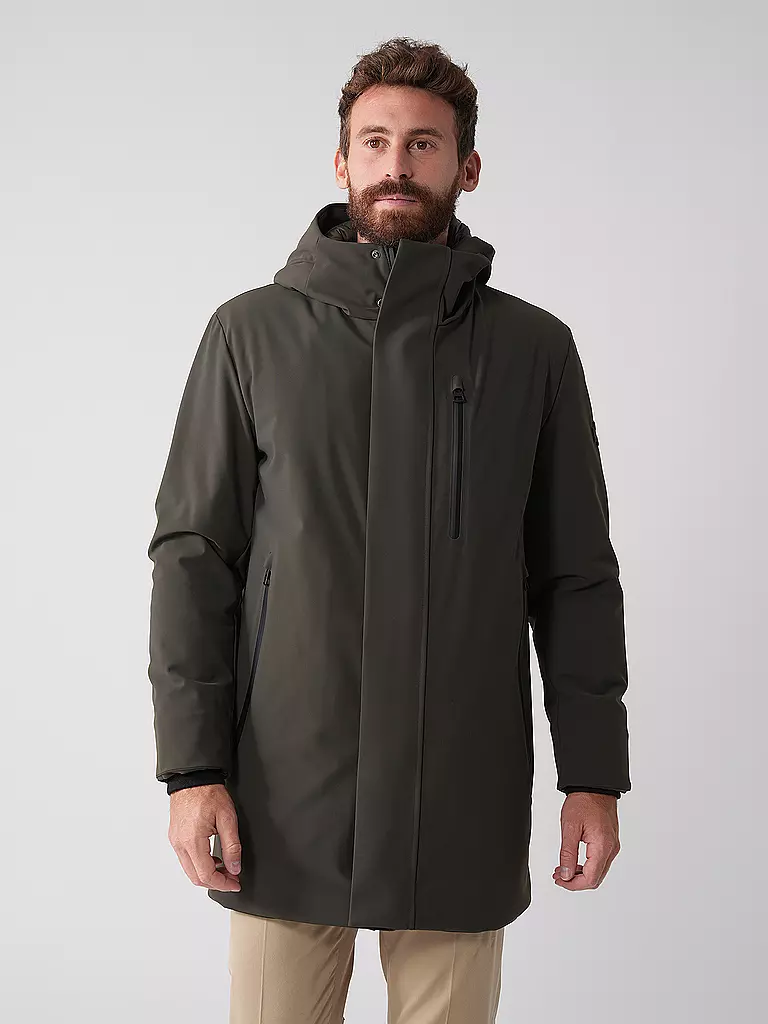 STRELLSON | Parka FLEX CROSS | grün