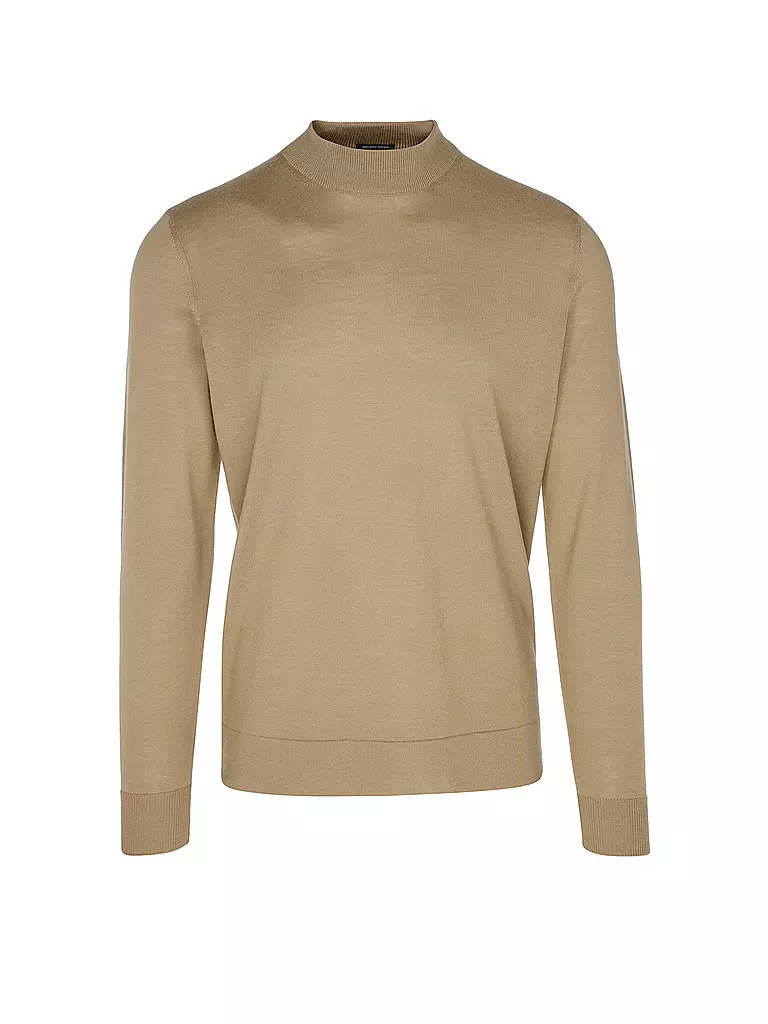 STRELLSON | Stehkragenpullover MAREK | camel