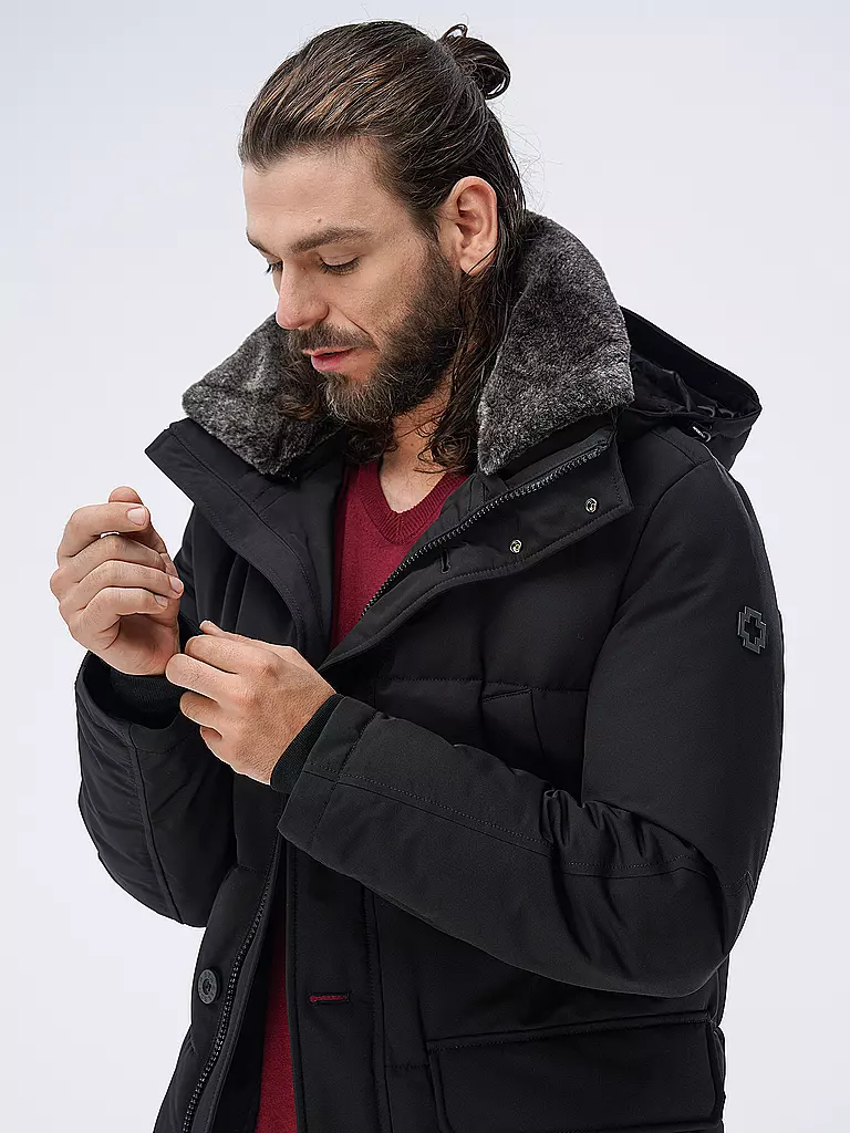 STRELLSON | Steppjacke PLAZA | schwarz