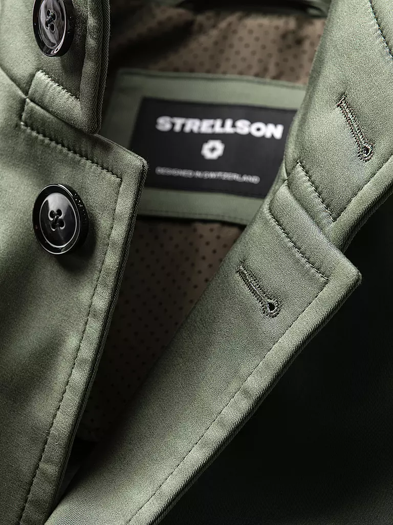 STRELLSON | Trenchcoat FINCHLEY SUMMER | grün