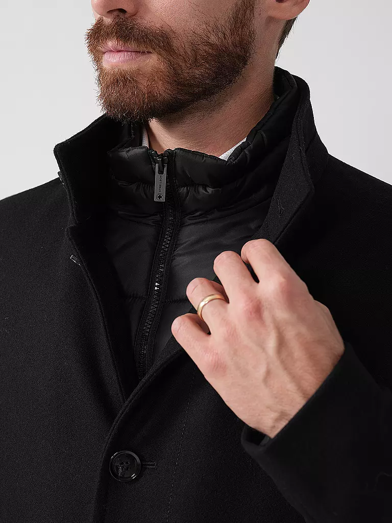 STRELLSON | Wollmantel FINLAY | schwarz