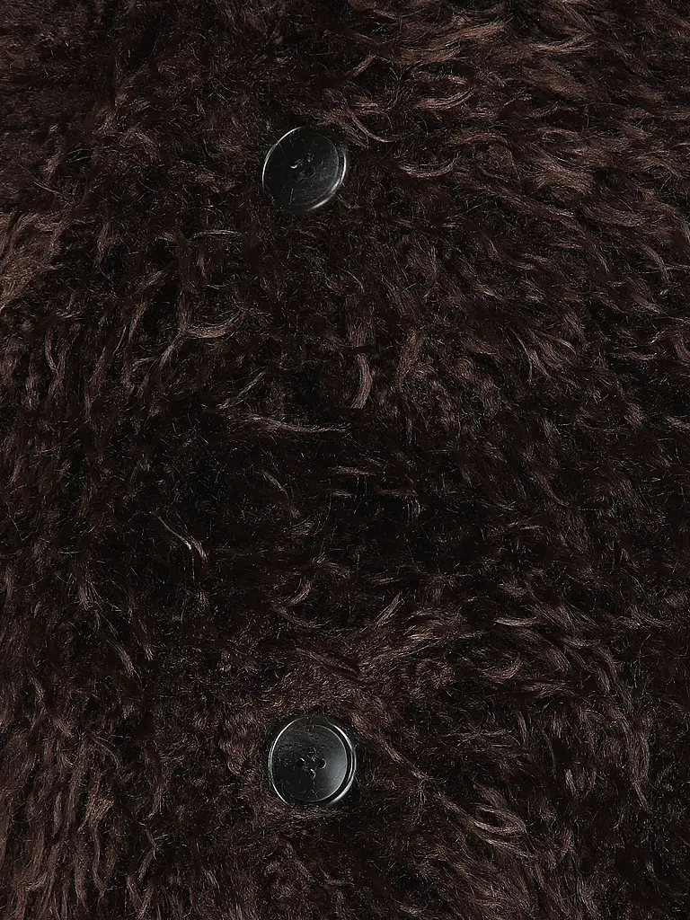 STUDIO AR | Jacke in Felloptik MILIIE  | braun