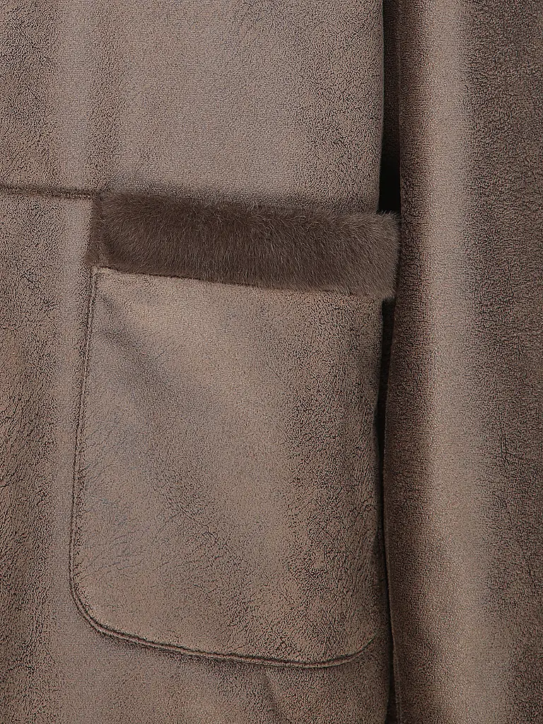 STUDIO AR | Wendejacke in Felloptik RYLEE  | Braun