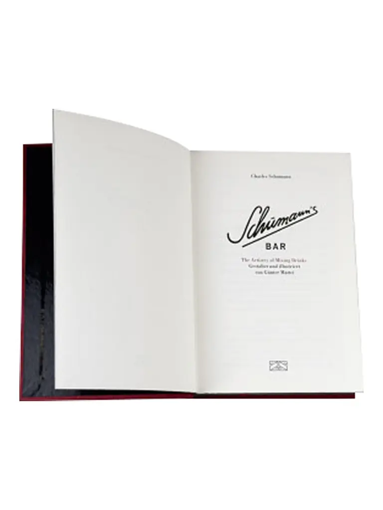 SUITE | Buch - Schumanns Bar  | dunkelrot
