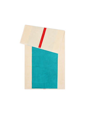 SUITE702 | Duschtuch 70x140cm COMBED COTTON Red/Turquoise