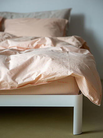 SUITE702 | Perkal Bettwäsche 70x90cm/140x200cm Peach-Ecru