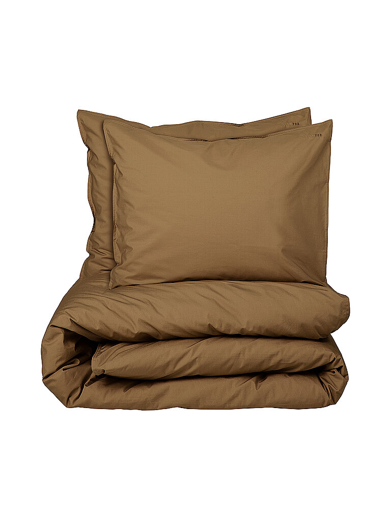 Perkal Bettwäsche 70x90cm/140x200cm Khaki Gold braun baby