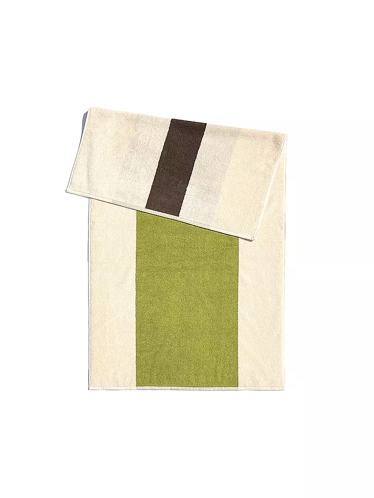 SUITE702 | Handtuch 50x100cm MARTENS AND MARTENS Brown/Lime  | grün