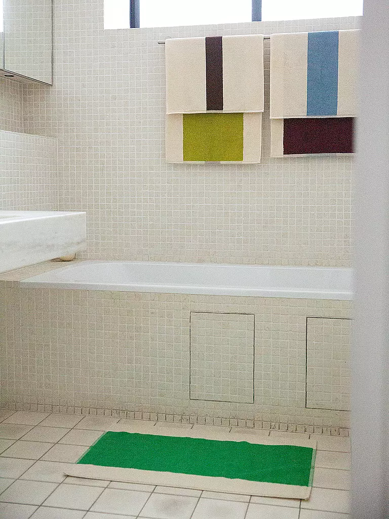 SUITE702 | Handtuch 50x100cm MARTENS AND MARTENS Brown/Lime  | grün