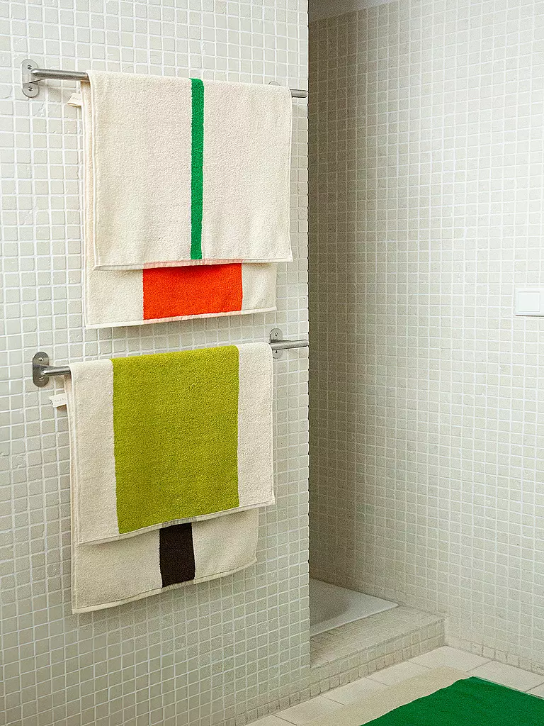 SUITE702 | Handtuch 50x100cm MARTENS AND MARTENS Orange/Green | orange