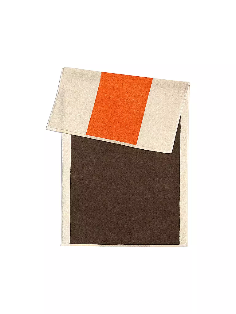 SUITE702 | Strandtuch 90x180cm MARTENS AND MARTENS Orange/Brown | braun