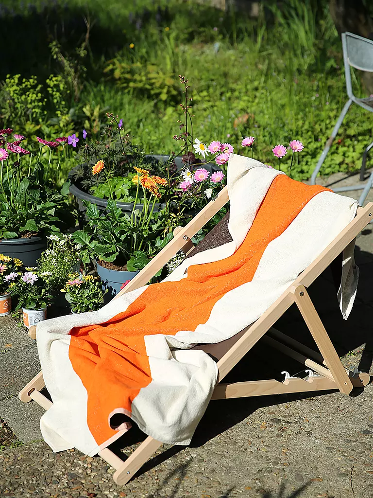 SUITE702 | Strandtuch 90x180cm MARTENS AND MARTENS Orange/Brown | braun