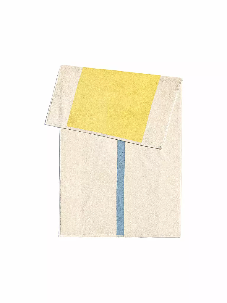 SUITE702 | Strandtuch 90x180cm MARTENS AND MARTENS Sky Blue/Yellow | gelb