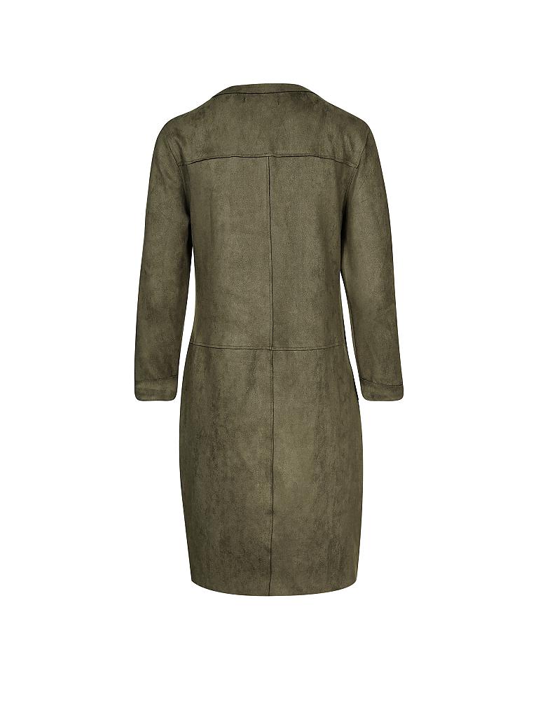 SUMMUM | Kleid in Lederoptik | 