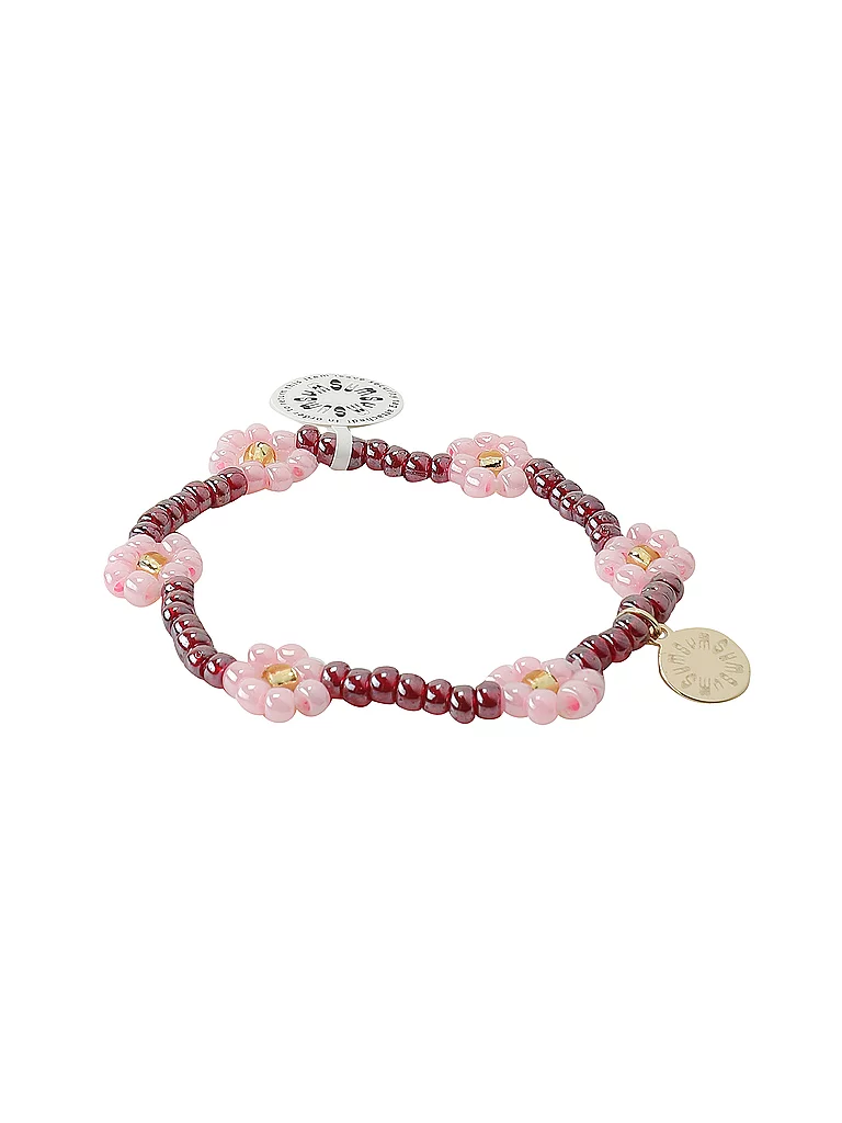 SUMSUM Beaded Bracelet Pink Women's 2