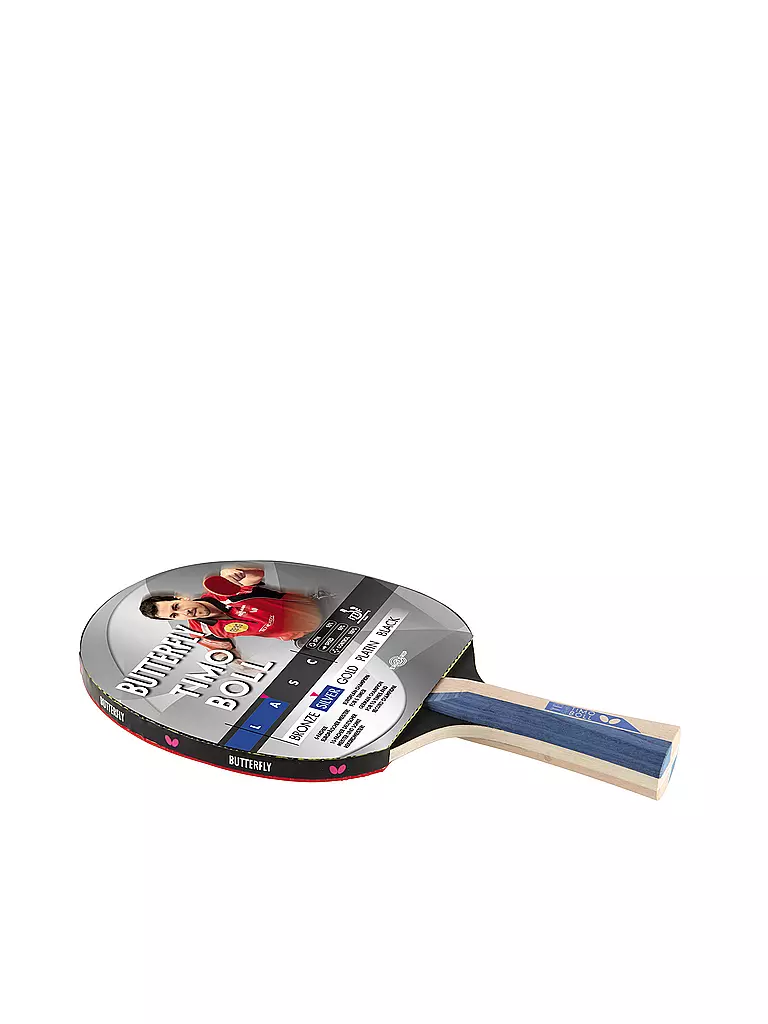 SUNFLEX Tischtennis Schläger Butterfly TIMO BOLL SILVER silber