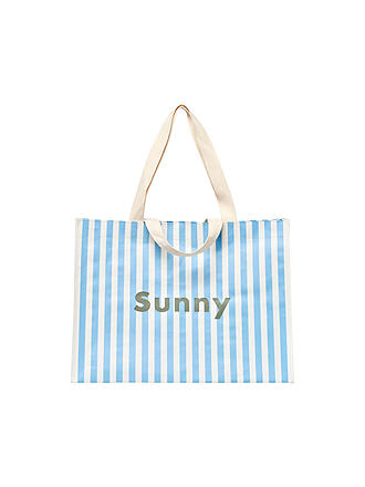 SUNNYLIFE | Carryall Strandtasche - La Mer Med Blue Stripe