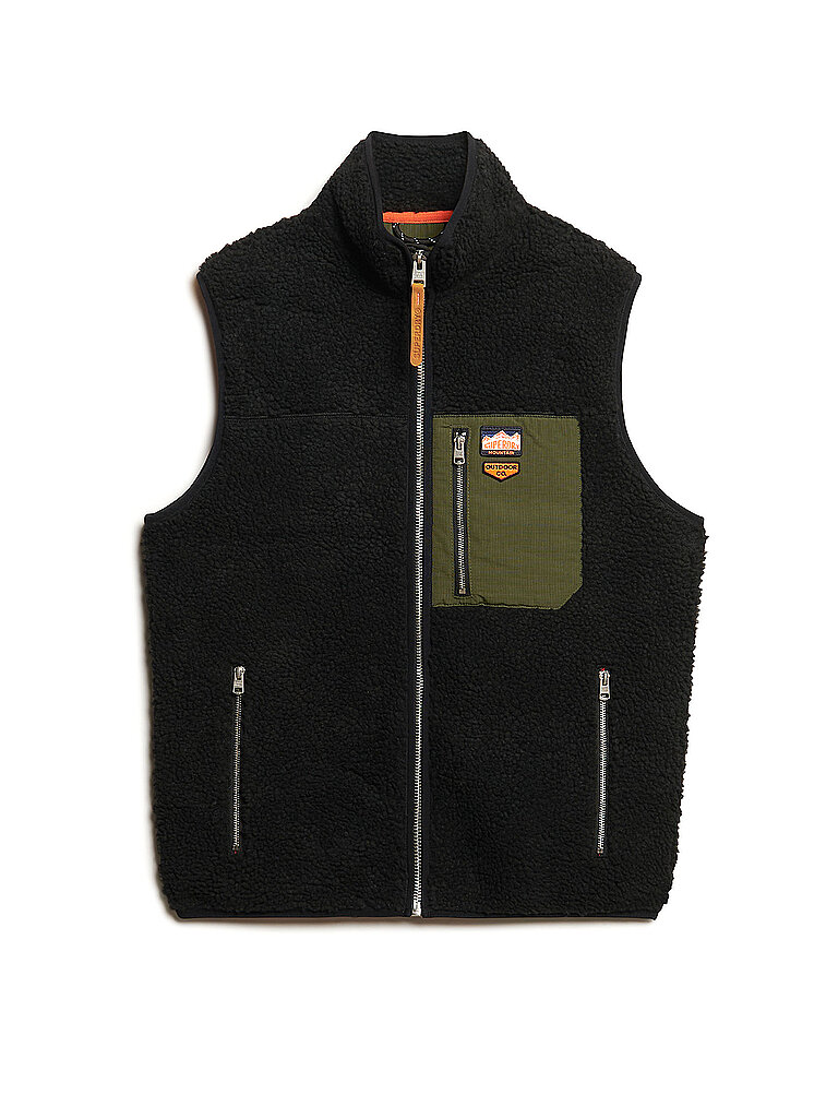 SUPERDRY Gilet schwarz | M