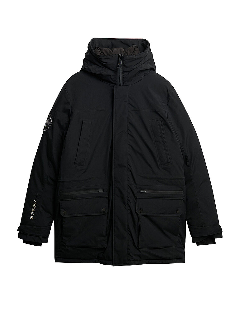 SUPERDRY Parka CITY PADDED schwarz | L