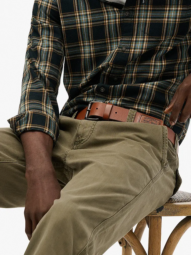 SUPERDRY | Chino  | grün