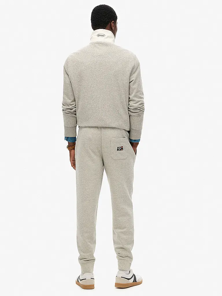 SUPERDRY | Jogginghose  | Grau