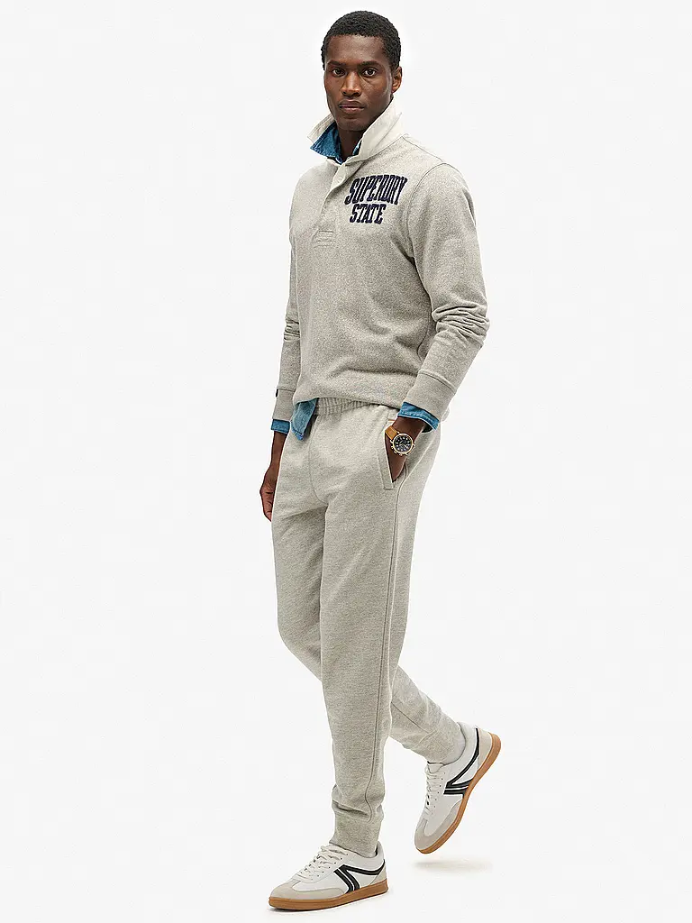 SUPERDRY | Jogginghose  | Grau