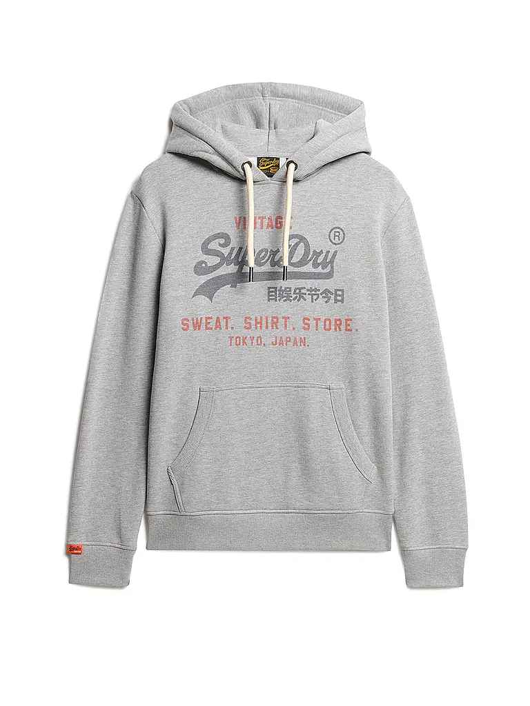SUPERDRY | Kapuzensweater - Hoodie | Grau