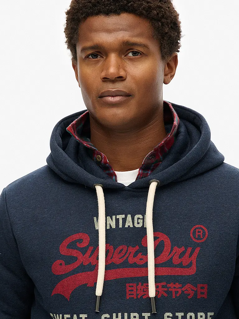 SUPERDRY | Kapuzensweater - Hoodie | Dunkelblau