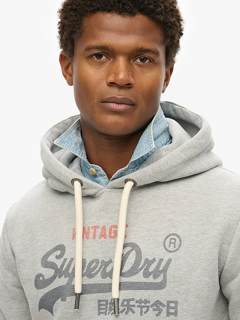 SUPERDRY | Kapuzensweater - Hoodie | Grau