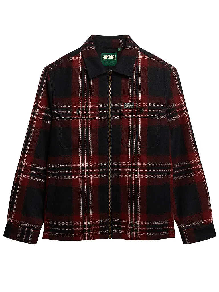 SUPERDRY | Overshirt  | Dunkelblau