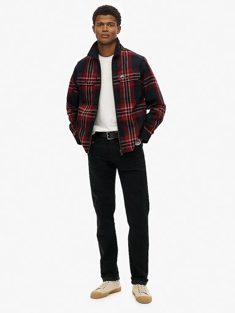 SUPERDRY | Overshirt  | Dunkelblau
