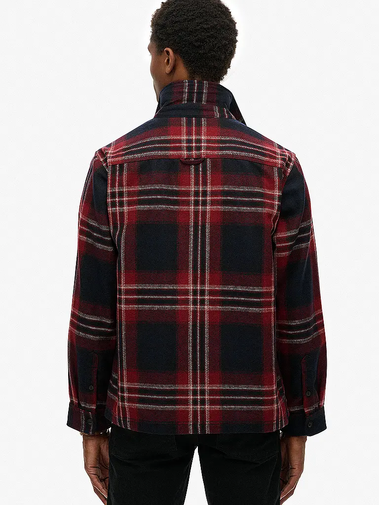 SUPERDRY | Overshirt  | Dunkelblau