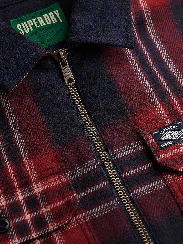 SUPERDRY | Overshirt  | Dunkelblau