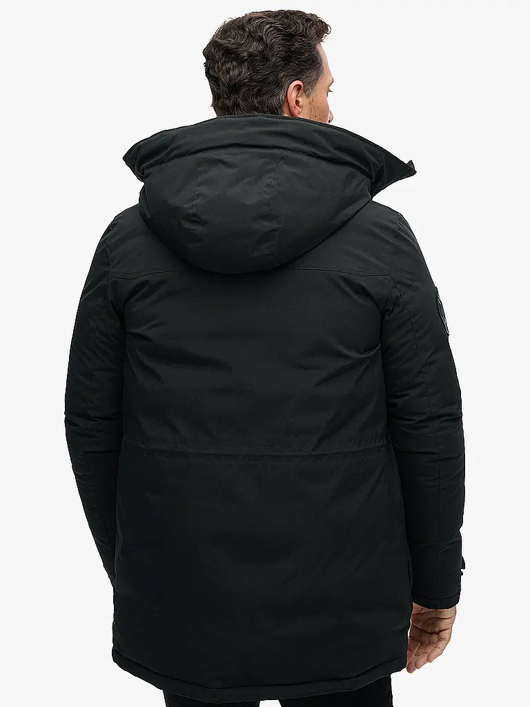SUPERDRY | Parka CITY PADDED | Schwarz