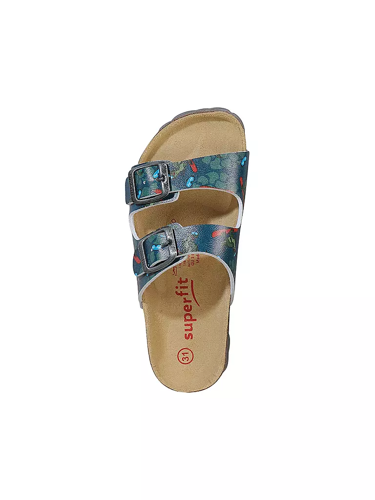 SUPERFIT | Kinder Hausschuhe - Pantoffel  | petrol