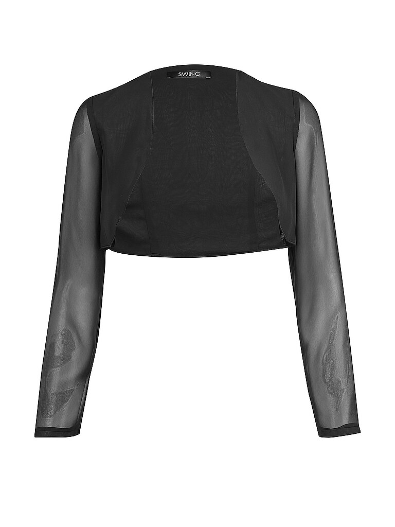 Chiffonbolero schwarz 46 damen