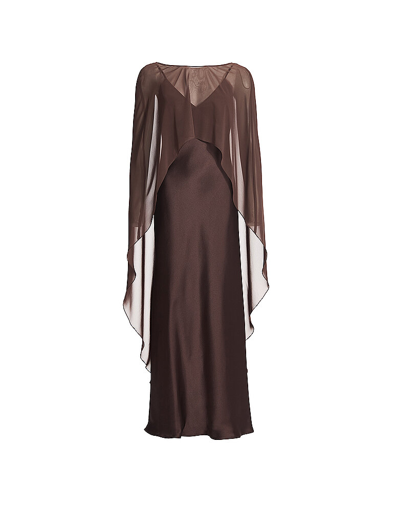 SWING Abendkleid  braun | 38