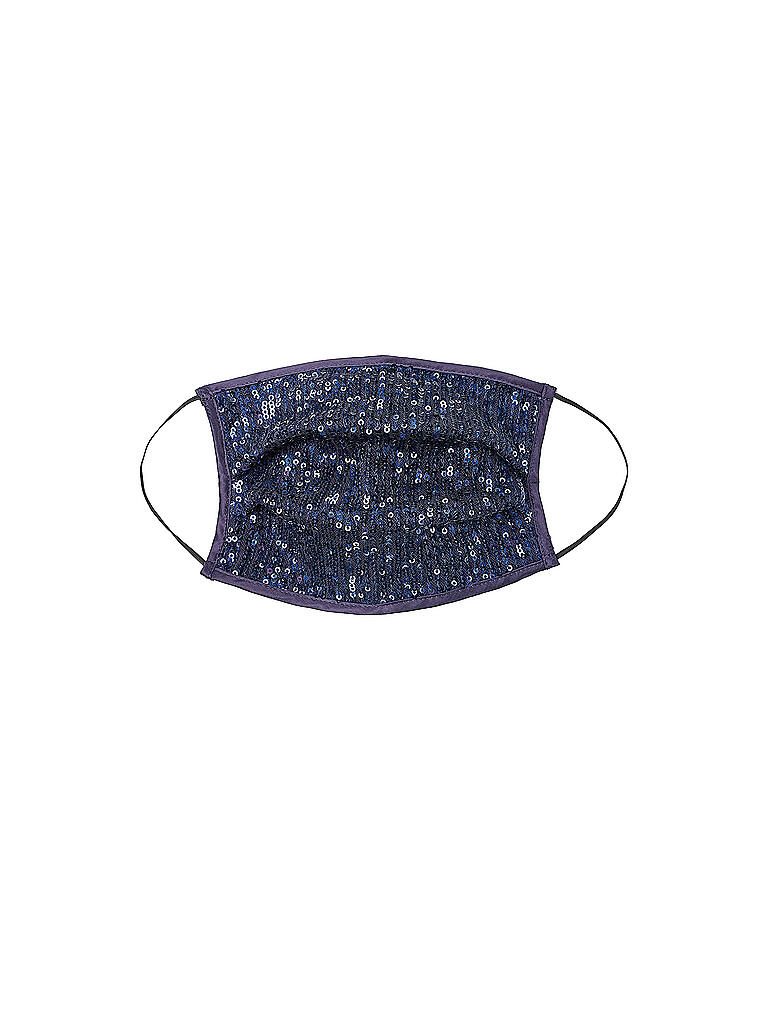 SWING | Mund-Nasen-Maske Glitzer | blau